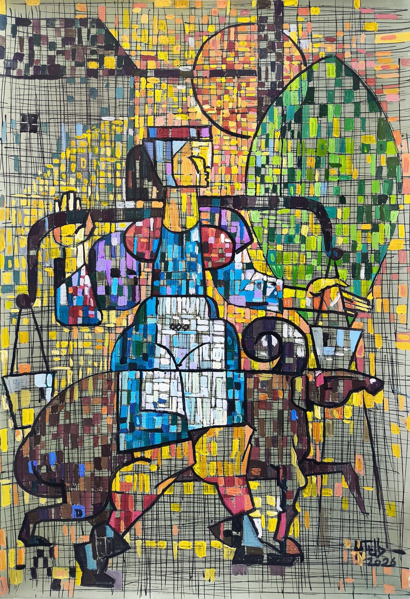 Expressive Oil Painting , Village Culture By Meliq Khazaryan, 16 X 24, Artwork For Sale On Artfinder