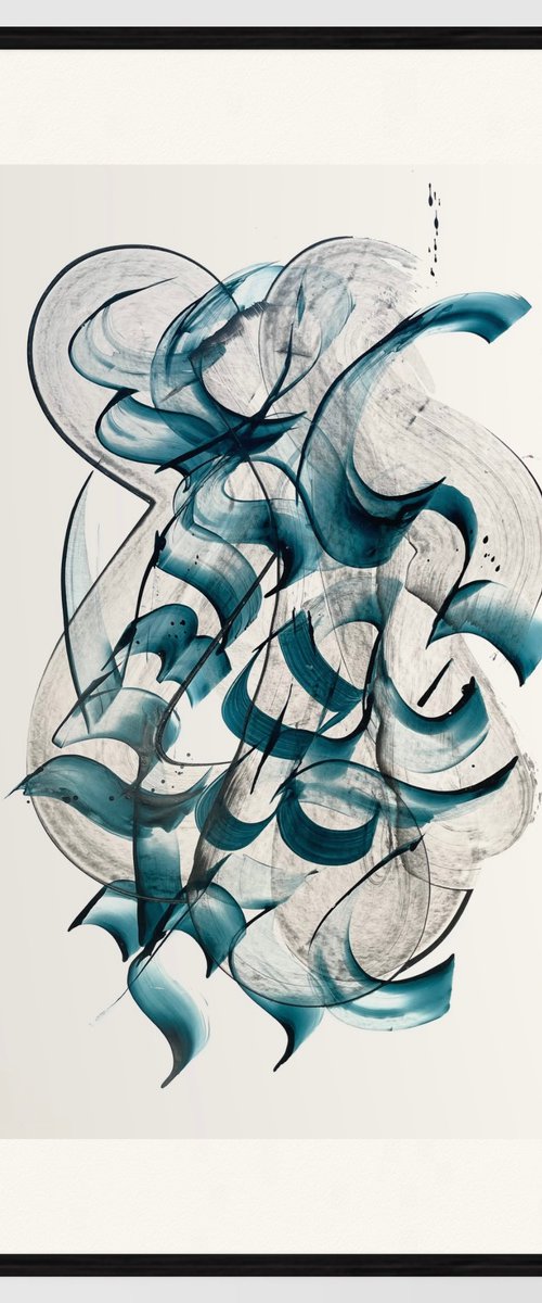 Abstract Сalligraphy by Evgenia Makarova