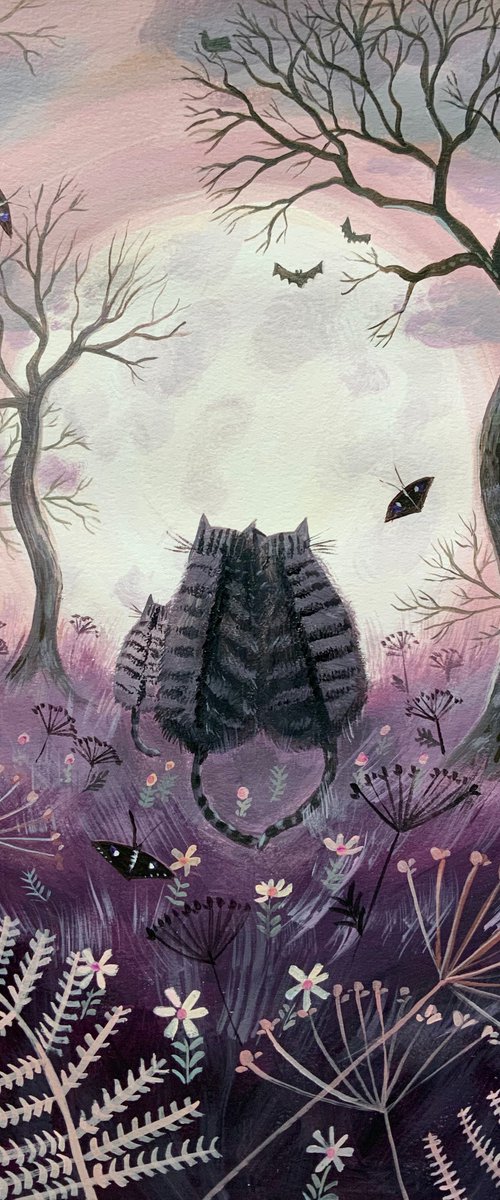 Halloween Cats by Mary Stubberfield
