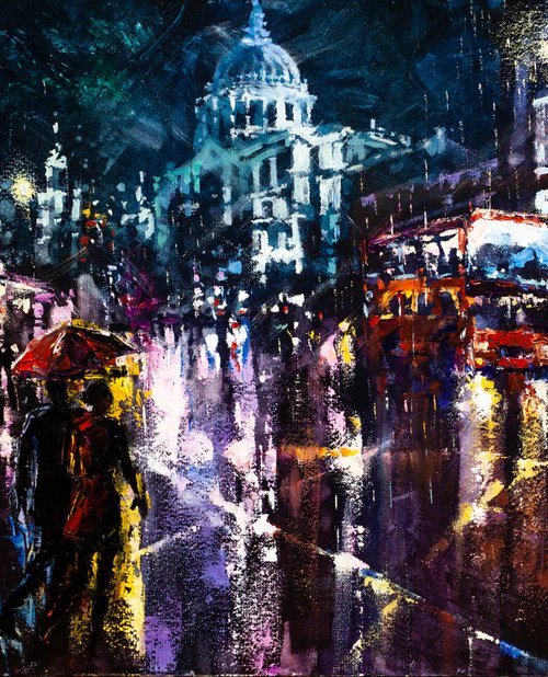 lights of night London by Aleksandr Neliubin