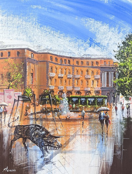 Fountain of Golden Tulip