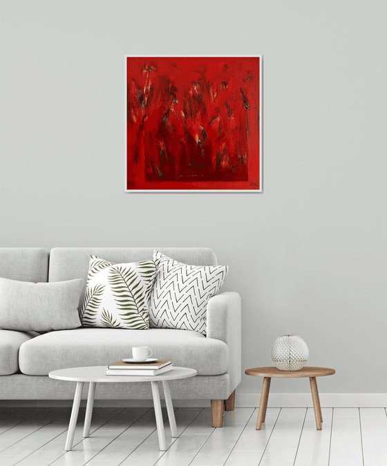 Ember Ground_30"X30" 2025