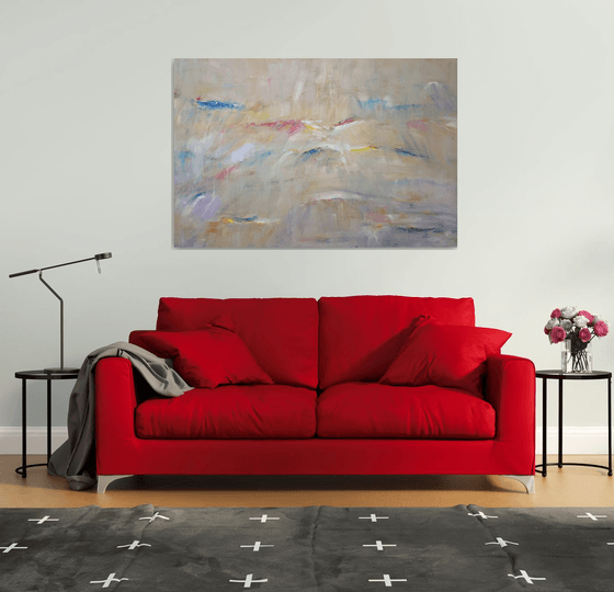 abstract light ( 150x100cm big painting )