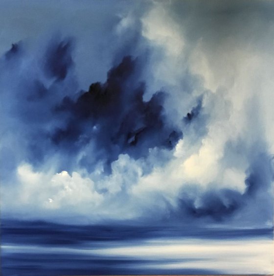 Dance of the Clouds; 80x80cm