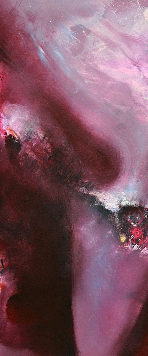STUNNING COLORS IN A COSMIC STILL LIFE LIKE A DREAM BY MASTER KLOSKA LARGE SIZE ECLECTIC ONIRIC ART by Kloska Ovidiu