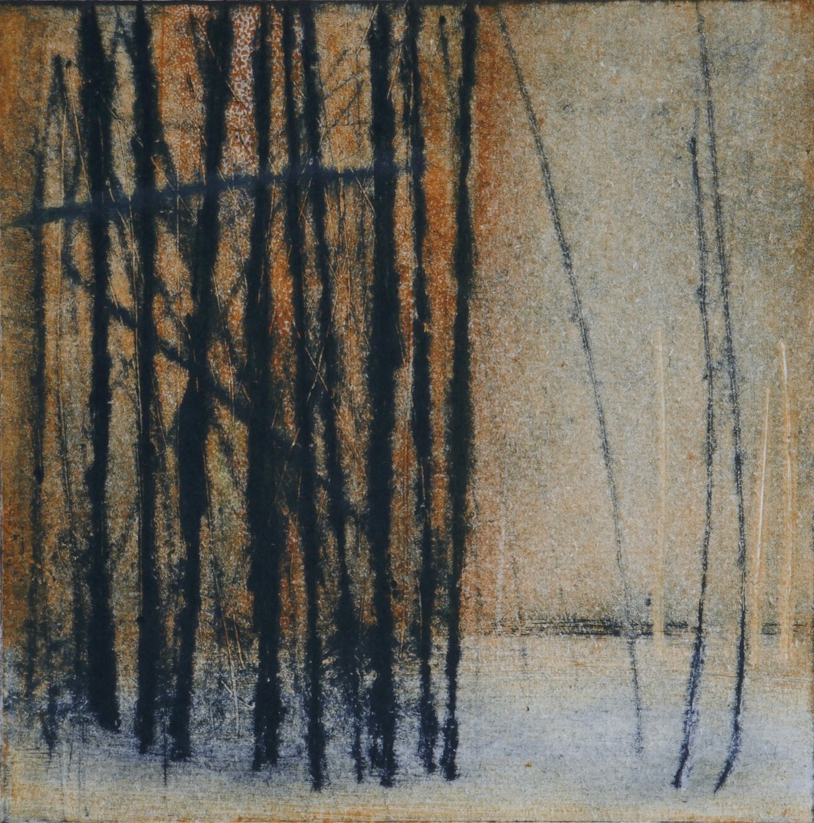 Impressionistic Limited Edition Print , Stand Still By Sue Roe, 9 X 9, Artwork For Sale On Artfinder