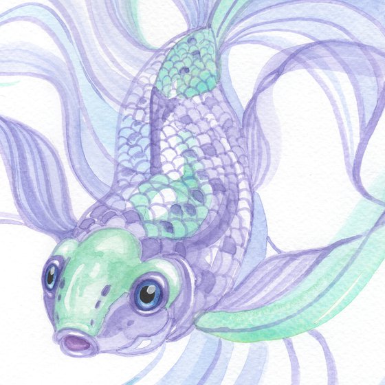 Violet fish 2