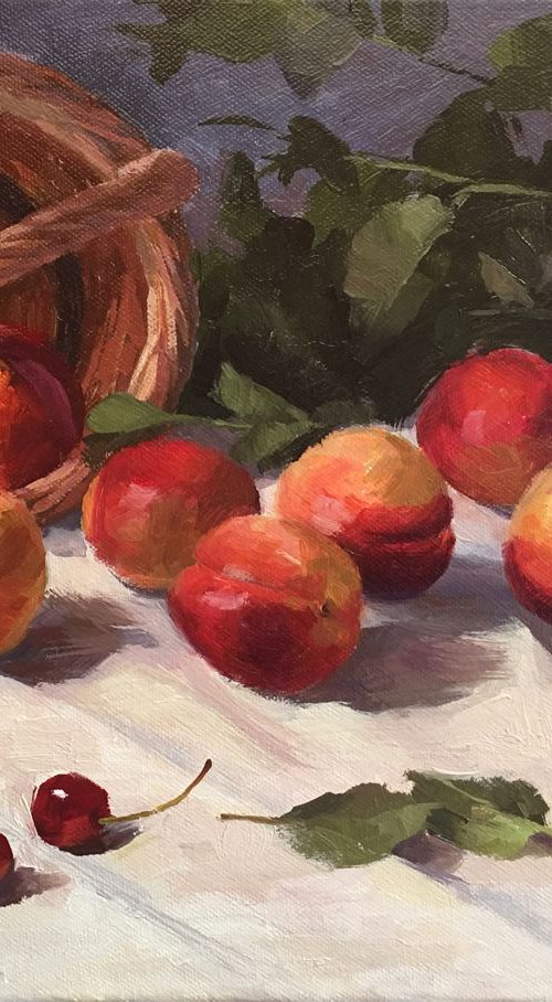 Still Life with Summer Fruit by Ling Strube