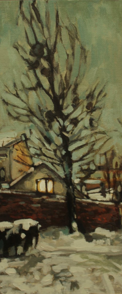 Winter Evening II by Joanna Plenzler
