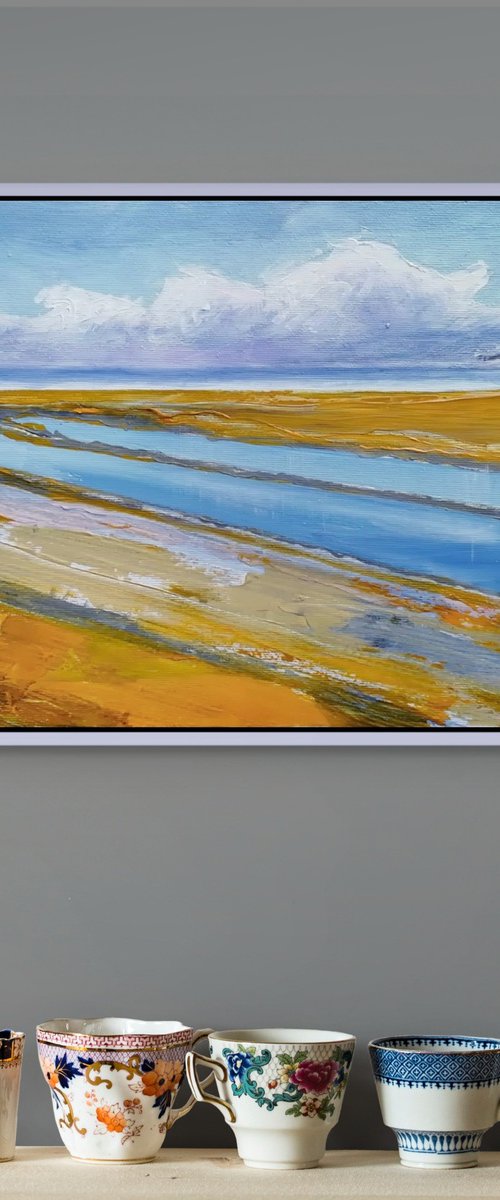 Abstract Seascape Cloud Lagoon by Evgen Semenyuk
