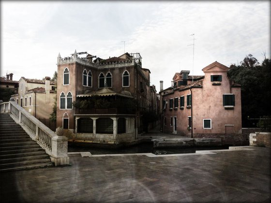 Venice in Italy - 60x80x4cm print on canvas 02610m1 READY to HANG