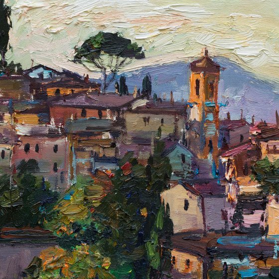 Palaia, Toscana - Italy Landscape painting