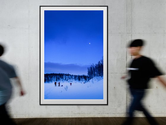 Skiing In The Blue Hour I