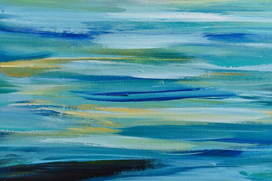 Teal Ocean - Abstract Seascape