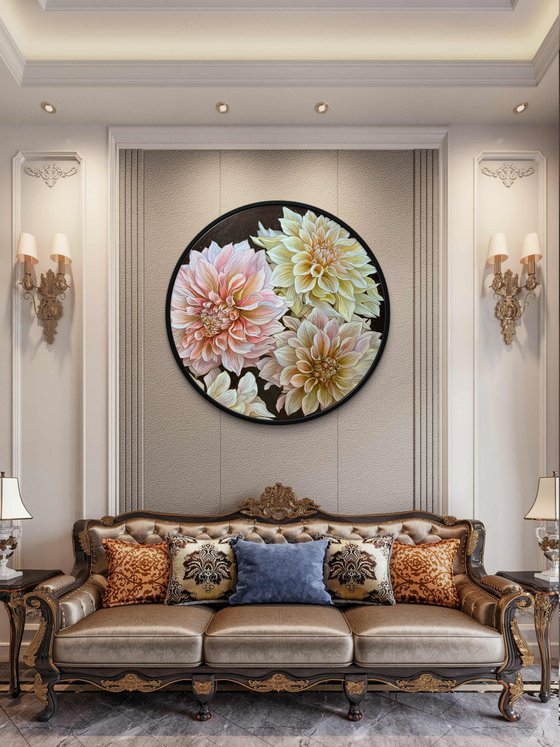 Dahlias Cafe au Light