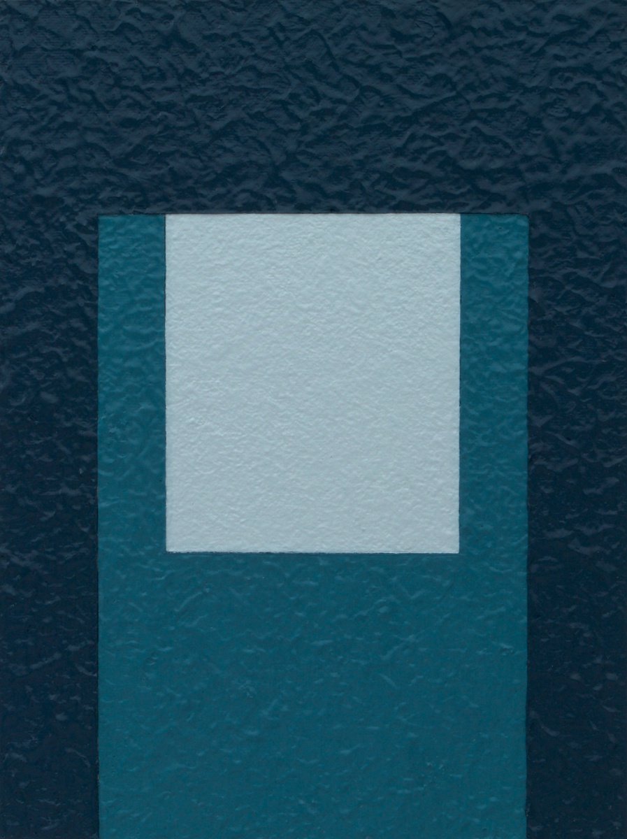 BELIEVE - Modern / Minimal Geometric Painting by Rich Moyers