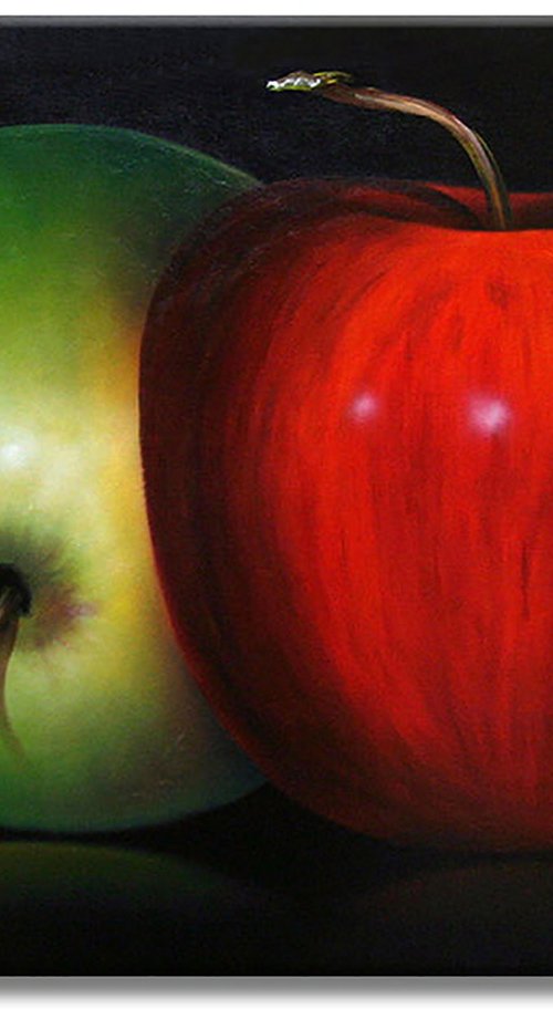 Two Apples by Gardani Art