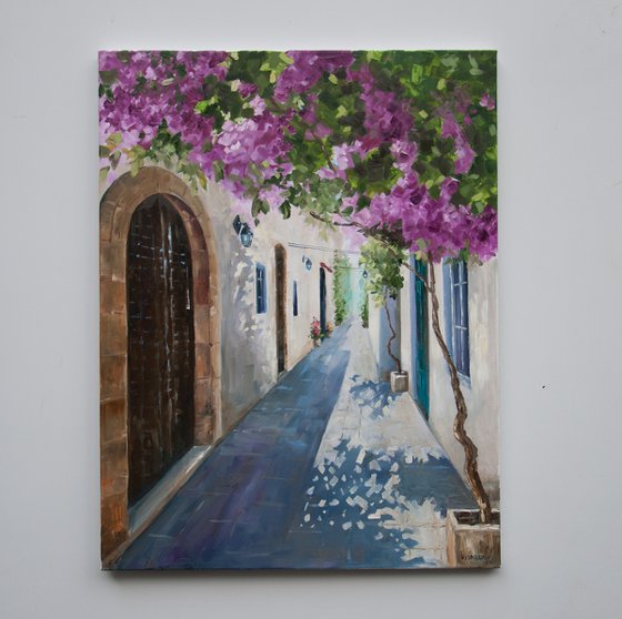 Mediterranean town.