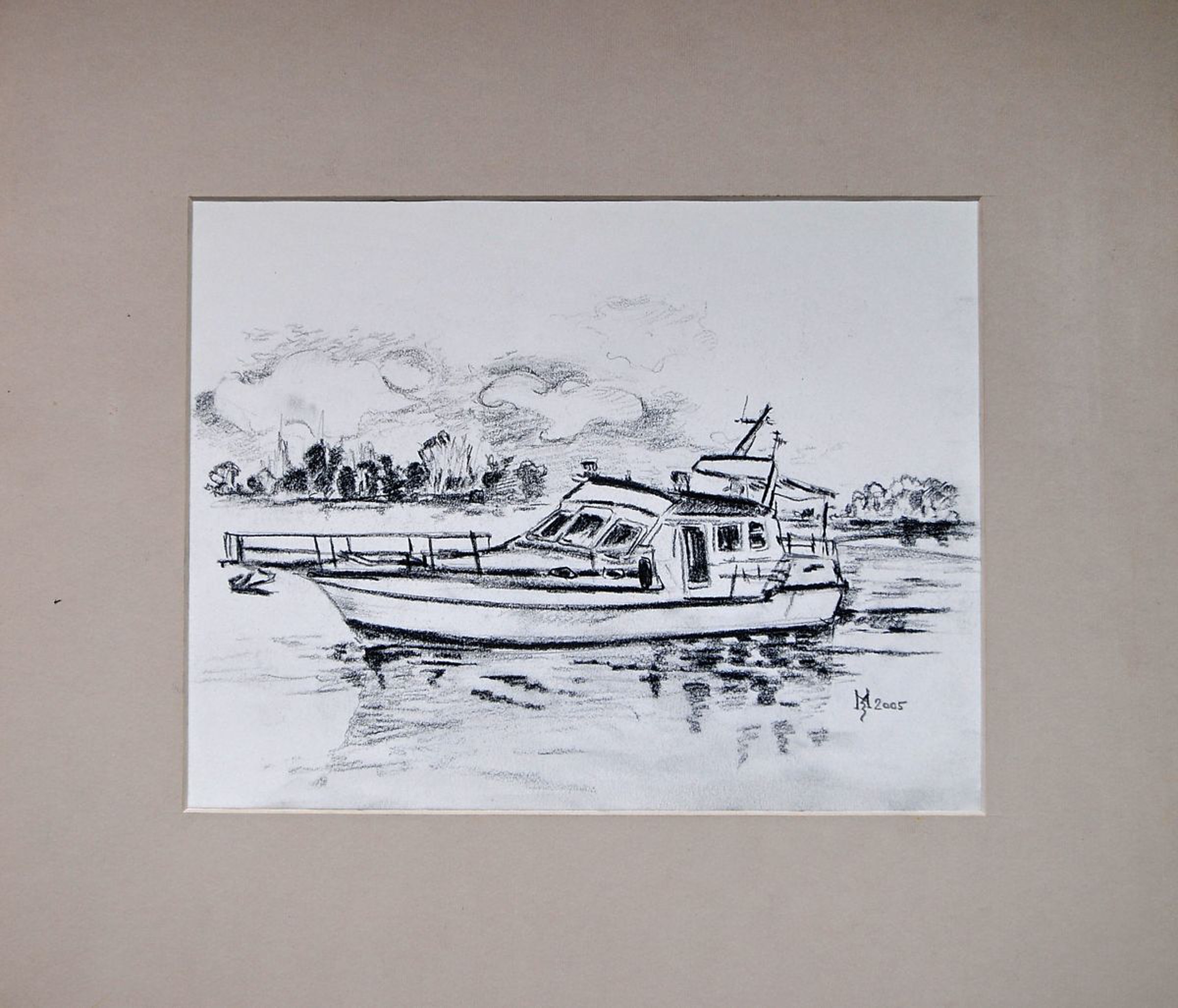 River Boat By Zoran Mihajlovic Muza Artfinder