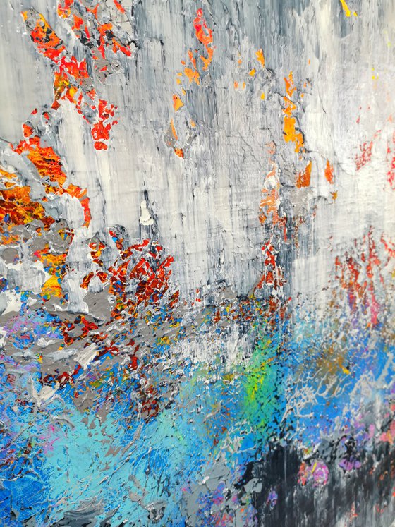 200x100cm. / abstract painting / Abstract 1219