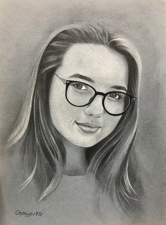 Girl in glasses