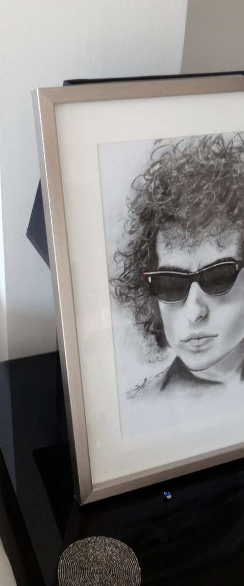 Bob Dylan by Mel Davies Original Art