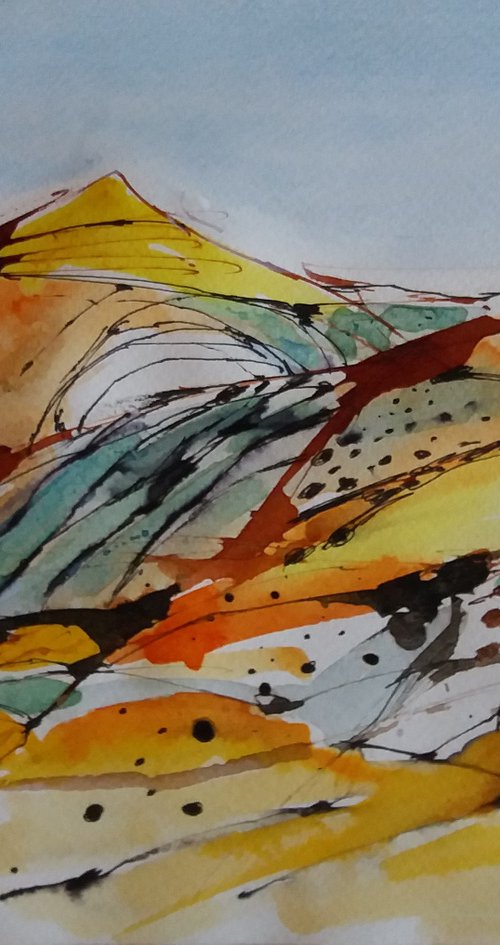 Mam Tor Ridge, Peak District by Jean  Luce