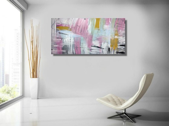 large abstract painting-xxl-200x100-large wall art canvas-cm-title-c740