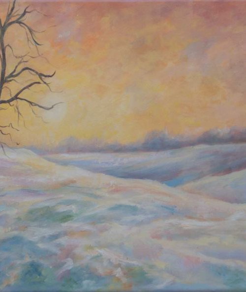 A crisp evening walk by Ruth  Aslett