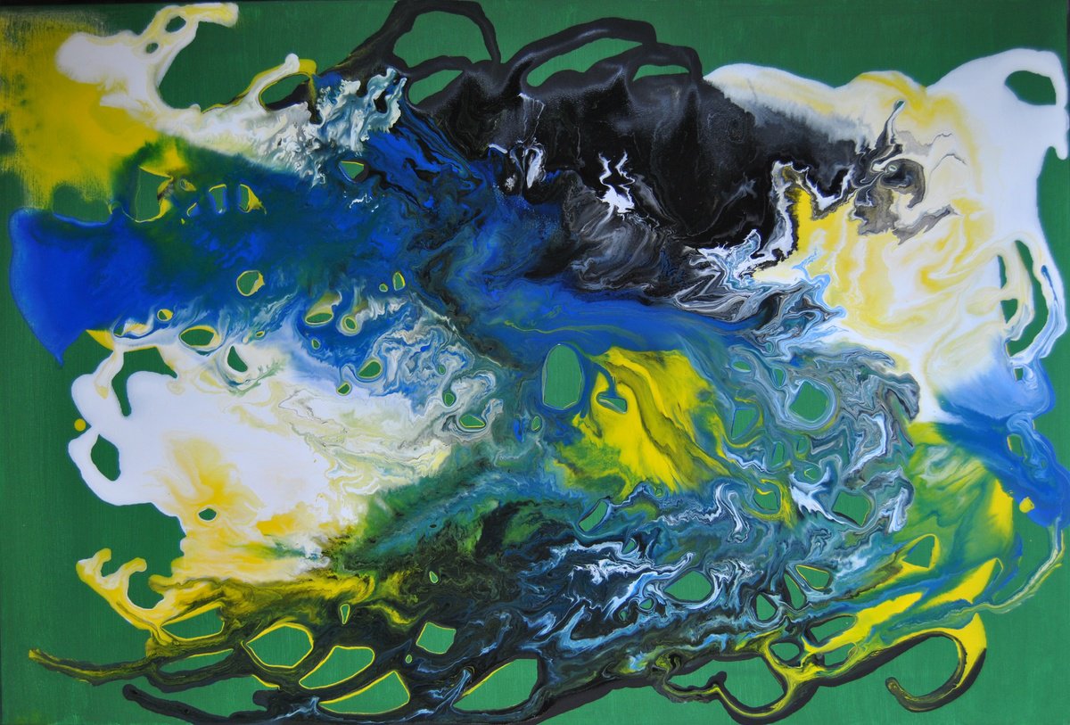  Dreaming In Green 2 By Valeri Tsvetkov, 35 X 24, Artwork For Sale On Artfinder