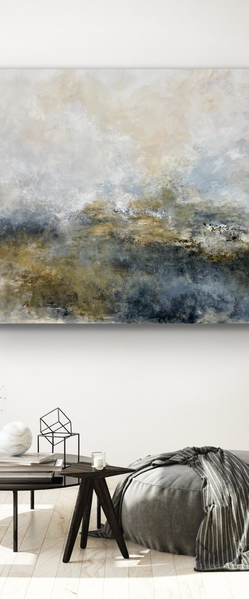 Abstractive landscape by Miri Baruch