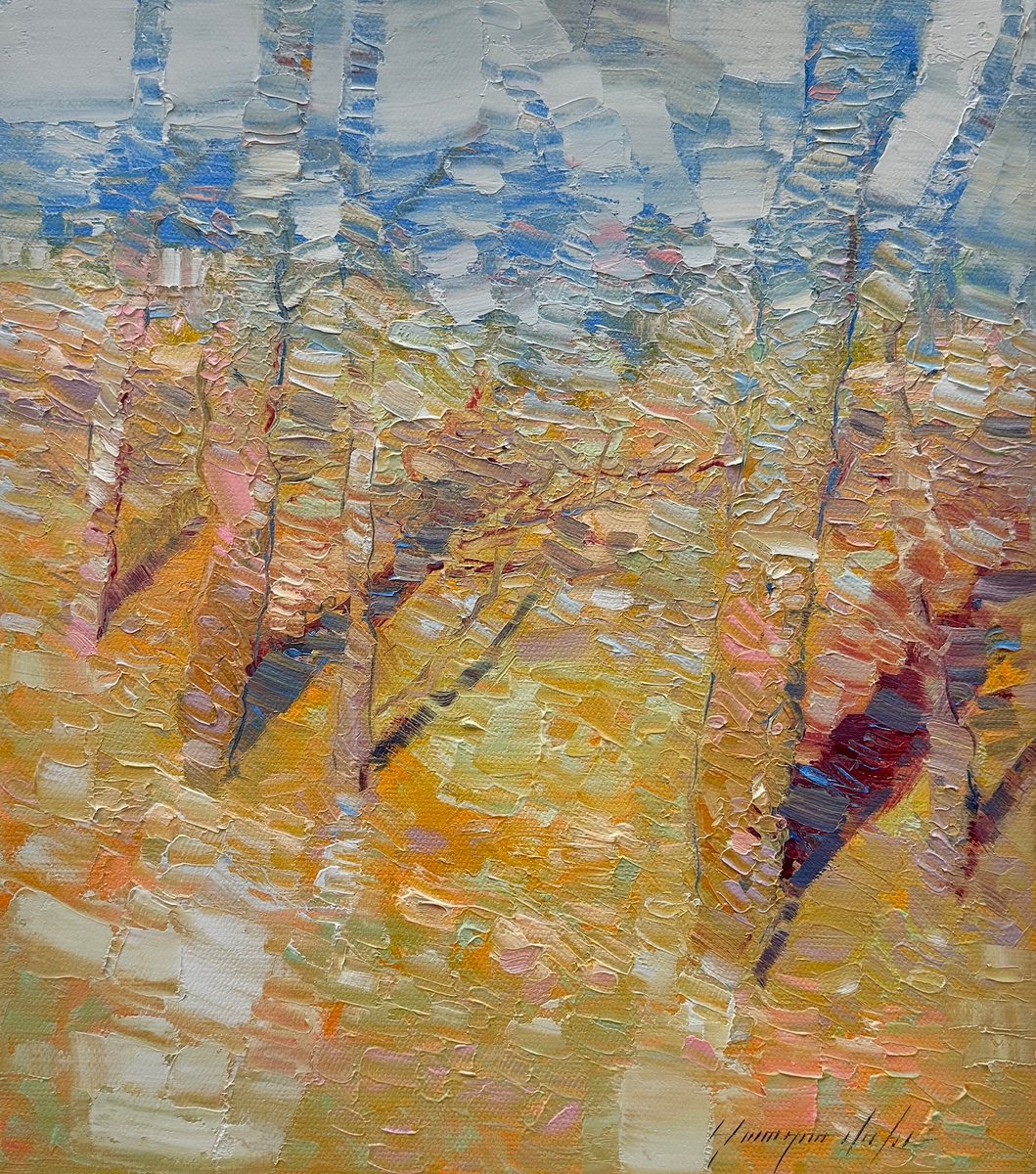 Autumn Palette By Vahe Yeremyan, 14 X 16, Artwork For Sale On Artfinder