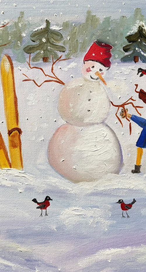 Meeting a Snowman by Inna Montano