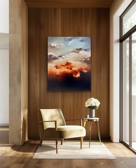 Mountains on her shoulders