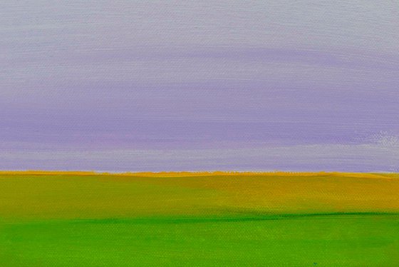A Tranquil Landscape: Lavender Skies
