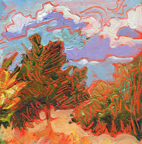 Late Summer Trees - Small Landscape