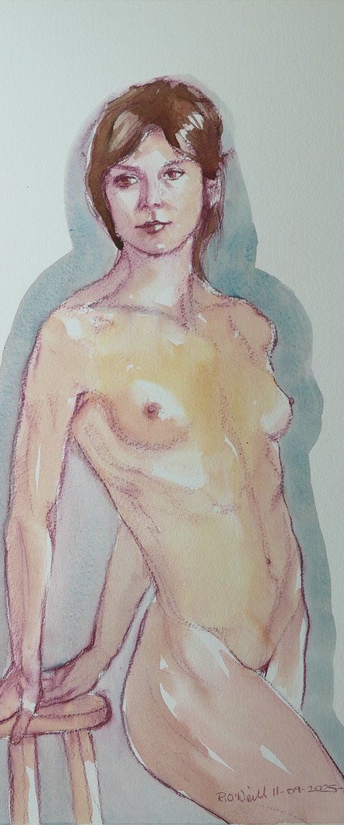 Standing female nude by Rory O’Neill