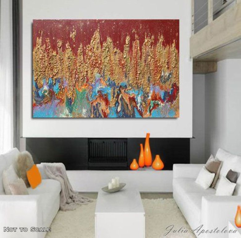 Original 3D Painting, Relief, Mixed Media Canvas, Sculpture Art