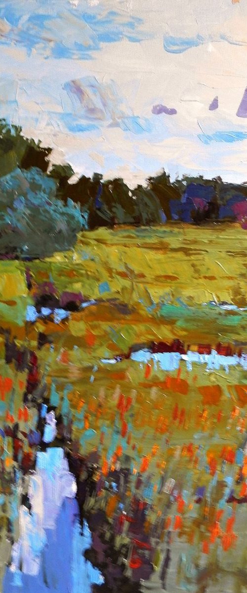 in the meadow by Sergey  Kachin