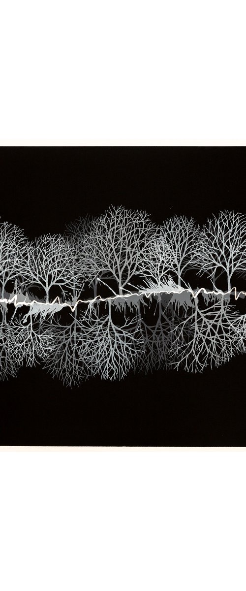 Monochrome Treescape by Rob Wass