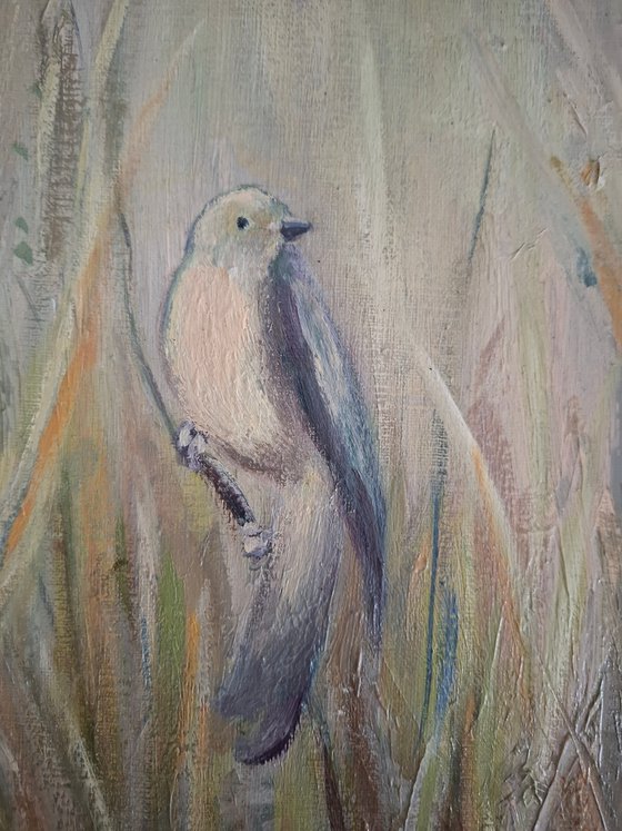 A Bird in a Blooming tree