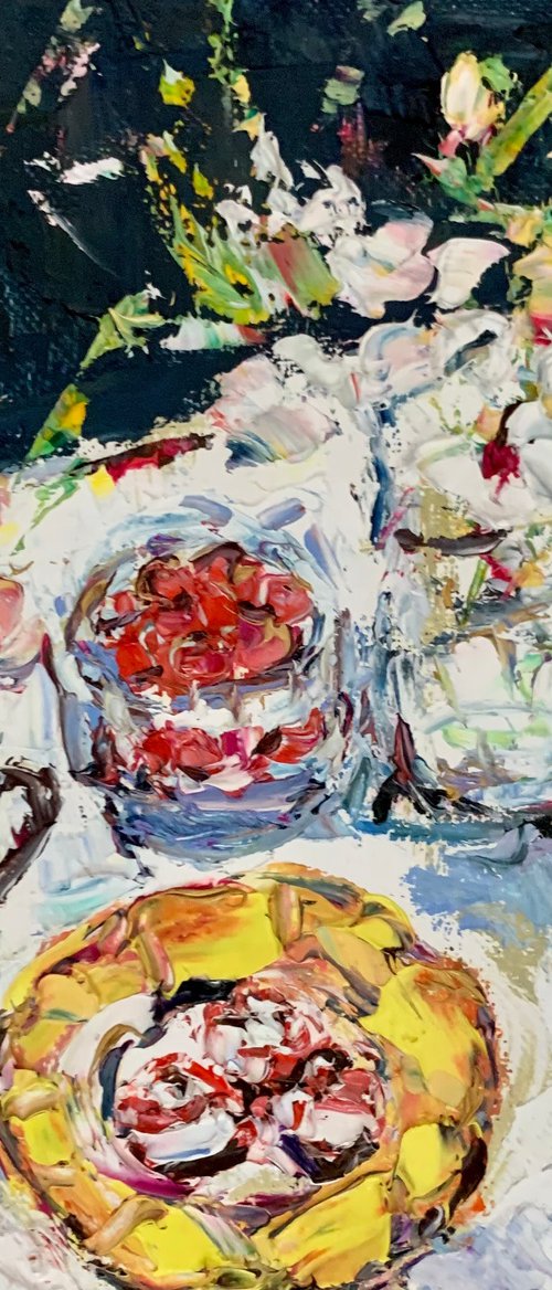 Summer still life in the garden by Vilma Gataveckienė