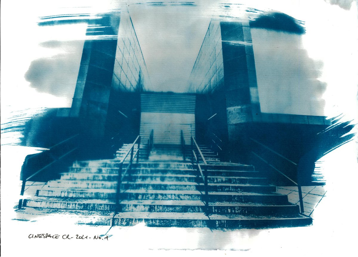Cyanotype - Cinespace No.1 by Reimaennchen - Christian Reimann