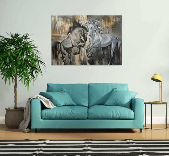 In the rays of the rising sun