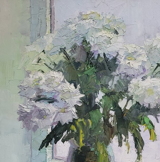 Flowers on the window