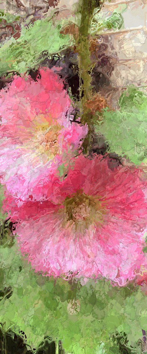 Flower Study - Homage to Monet by Barbara Storey