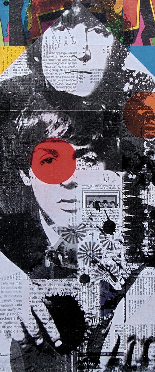 Collage_17_40x40_cm_Beatles_Pop by Manel Villalonga