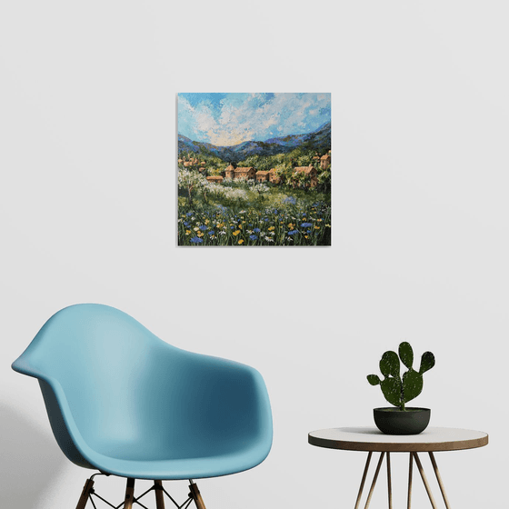 Springtime in Provence  -landscape painting