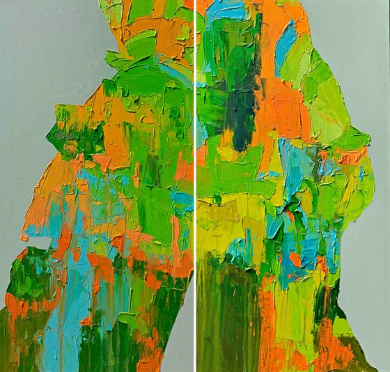 Daylight Whispers (Diptych)