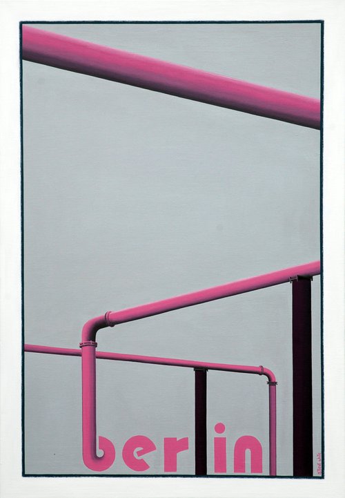 Pink Pipes, Berlin. by Steve White